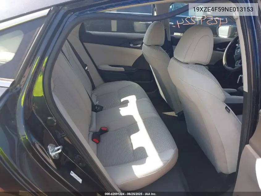 2022 Honda Insight Ex VIN: 19XZE4F59NE013153 Lot: 42591224