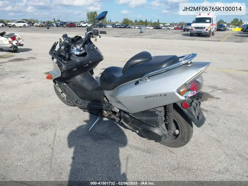 2005 Honda Nss250 S VIN: JH2MF06765K100014 Lot: 41501732