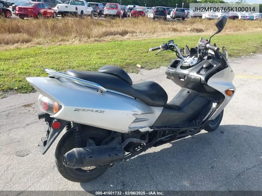 2005 Honda Nss250 S VIN: JH2MF06765K100014 Lot: 41501732