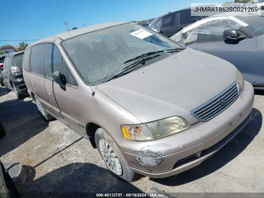 1995 Honda Odyssey Lx/Ex VIN: JHMRA1863SC021265 Lot: 40112707