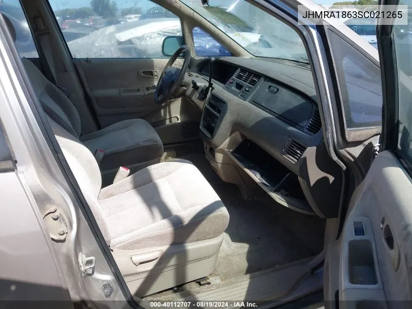 1995 Honda Odyssey Lx/Ex VIN: JHMRA1863SC021265 Lot: 40112707