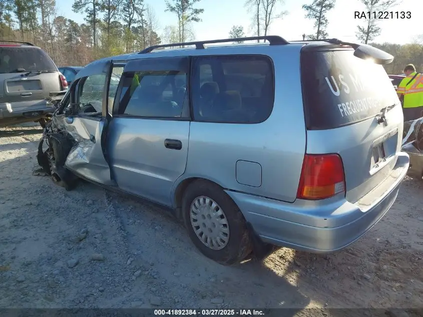 1996 Honda Odyssey VIN: RA11221133 Lot: 41892384