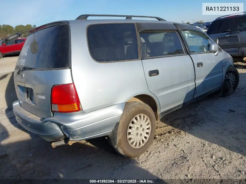 1996 Honda Odyssey VIN: RA11221133 Lot: 41892384