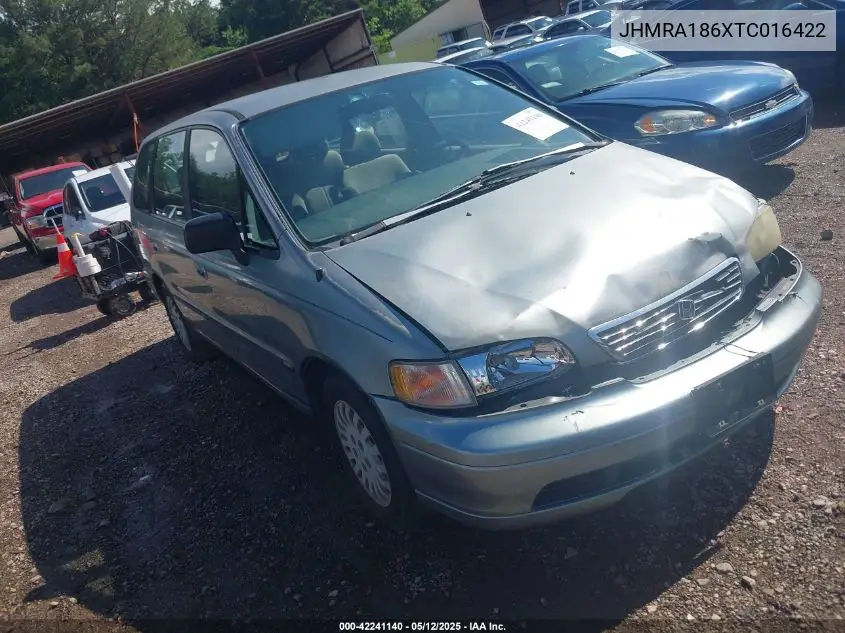 1996 Honda Odyssey Lx VIN: JHMRA186XTC016422 Lot: 42241140