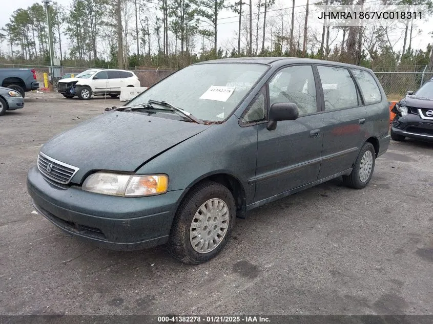 1997 Honda Odyssey Lx VIN: JHMRA1867VC018311 Lot: 41382278