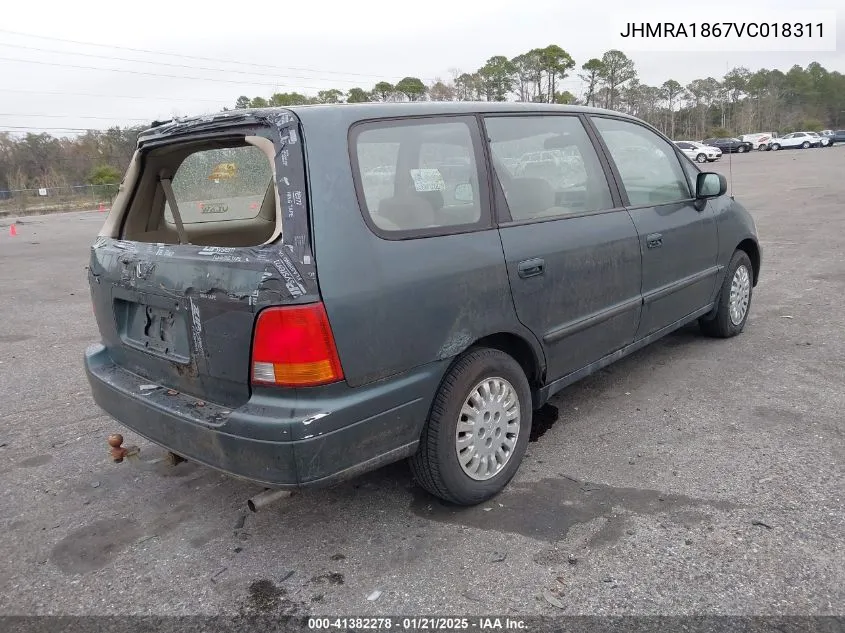 1997 Honda Odyssey Lx VIN: JHMRA1867VC018311 Lot: 41382278