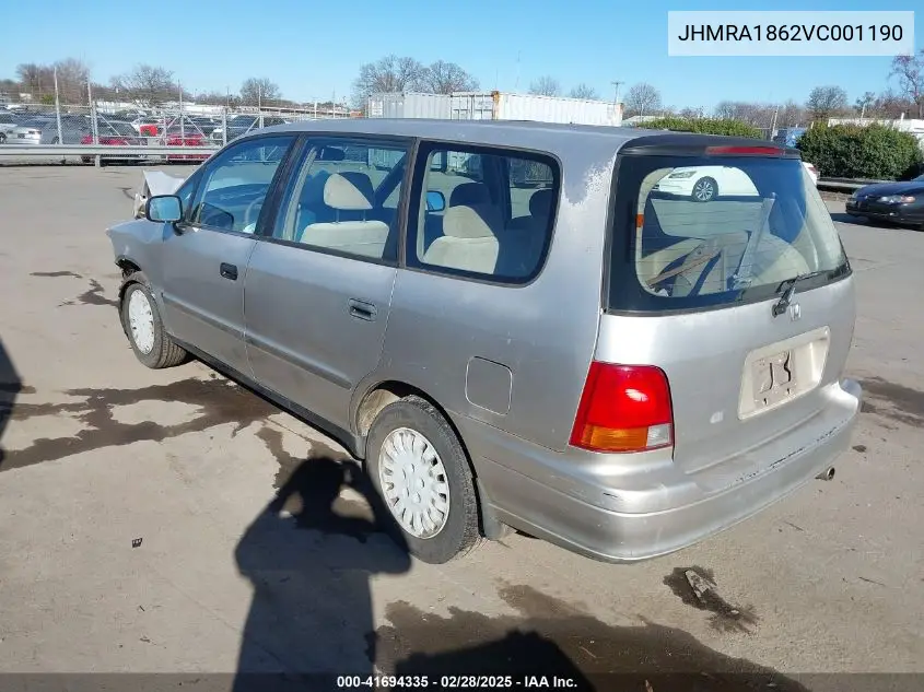 1997 Honda Odyssey Lx VIN: JHMRA1862VC001190 Lot: 41694335