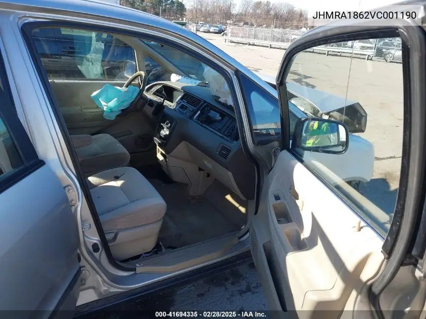 1997 Honda Odyssey Lx VIN: JHMRA1862VC001190 Lot: 41694335