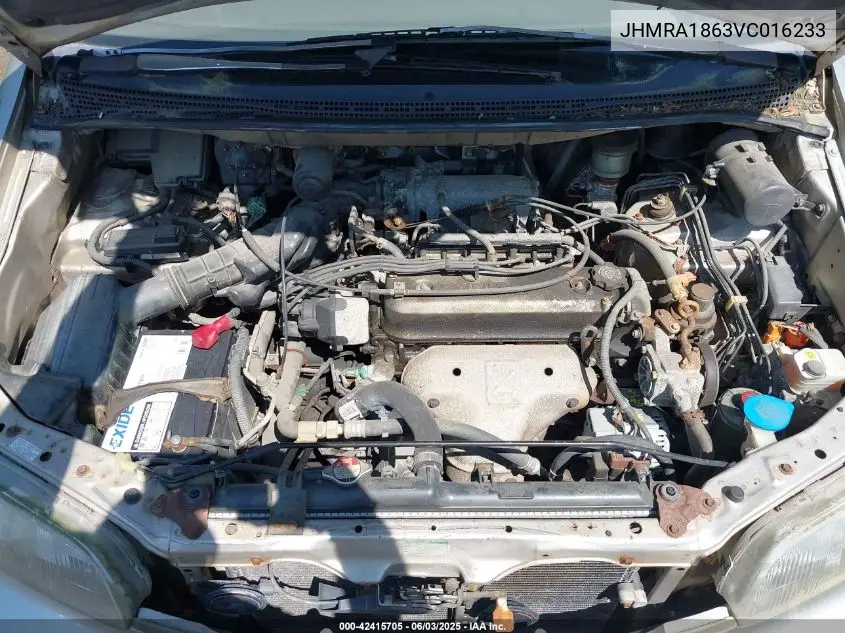 1997 Honda Odyssey Lx VIN: JHMRA1863VC016233 Lot: 42415705