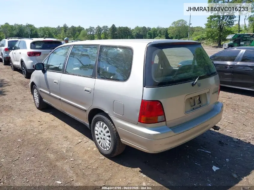 1997 Honda Odyssey Lx VIN: JHMRA1863VC016233 Lot: 42415705