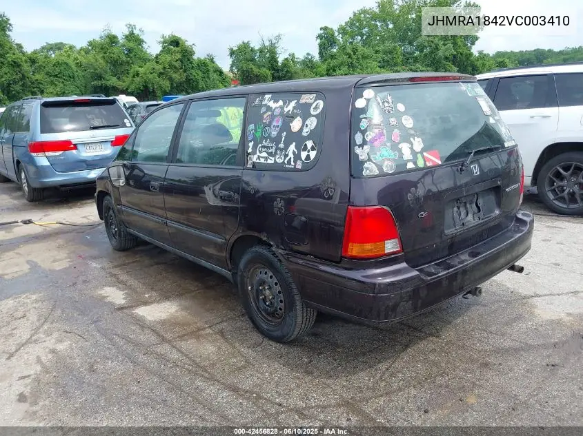 1997 Honda Odyssey Lx VIN: JHMRA1842VC003410 Lot: 42456828