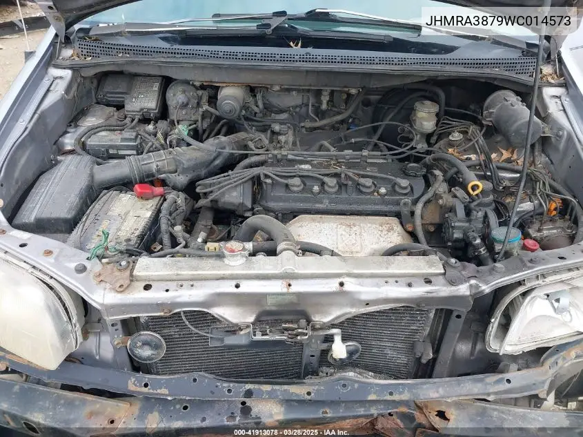 1998 Honda Odyssey Ex VIN: JHMRA3879WC014573 Lot: 41913078