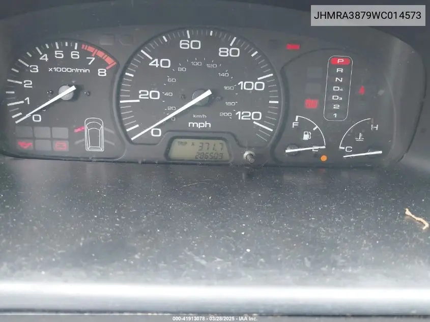 1998 Honda Odyssey Ex VIN: JHMRA3879WC014573 Lot: 41913078