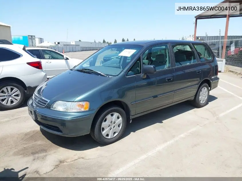 1998 Honda Odyssey Ex/Lx VIN: JHMRA3865WC004100 Lot: 42574417