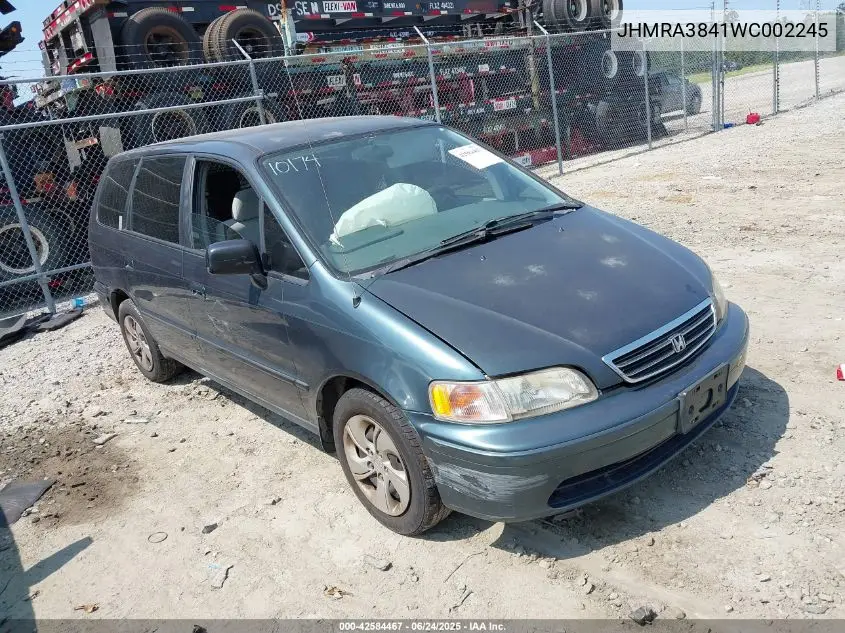 1998 Honda Odyssey Ex/Lx VIN: JHMRA3841WC002245 Lot: 42584467