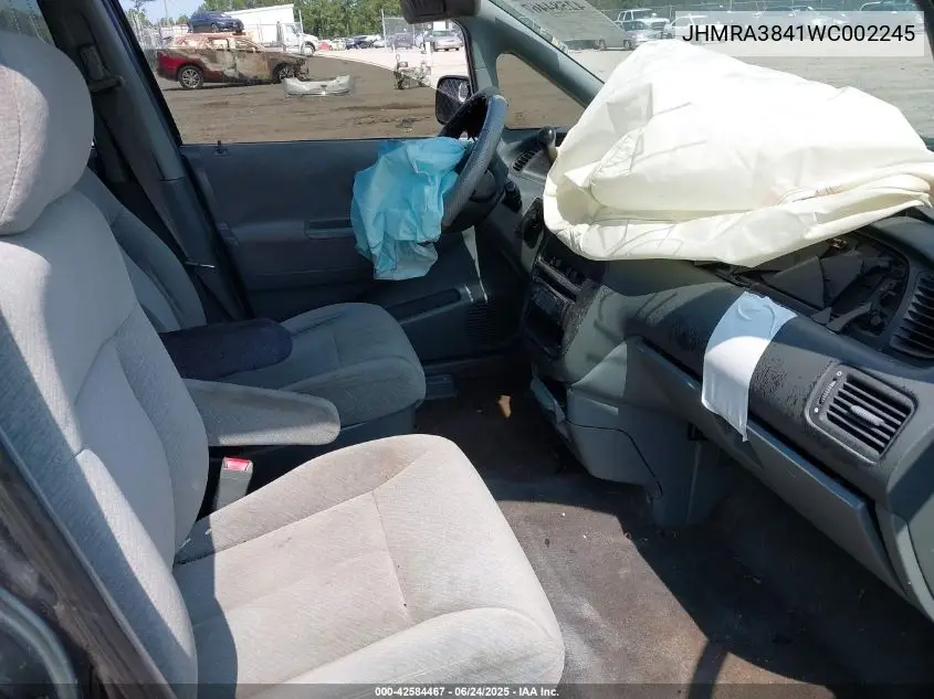 1998 Honda Odyssey Ex/Lx VIN: JHMRA3841WC002245 Lot: 42584467