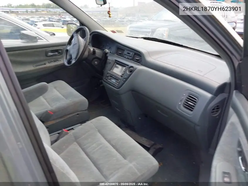 2000 Honda Odyssey Ex VIN: 2HKRL1870YH623901 Lot: 42188870