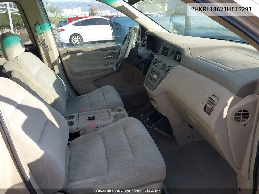 2001 Honda Odyssey Ex VIN: 2HKRL18671H512291 Lot: 41483886