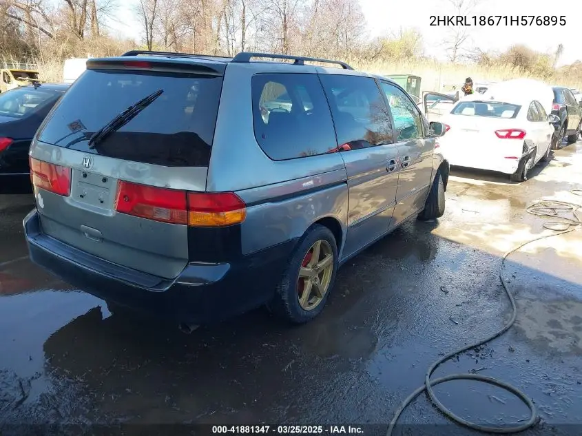 2001 Honda Odyssey Ex VIN: 2HKRL18671H576895 Lot: 41881347