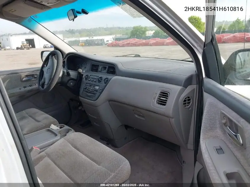 2001 Honda Odyssey Lx VIN: 2HKRL18541H610816 Lot: 42181265