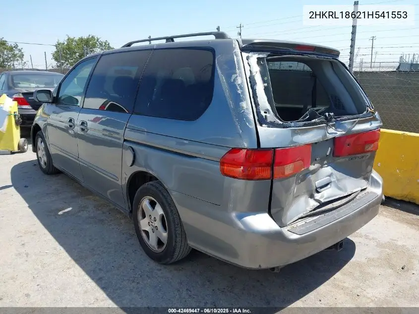 2001 Honda Odyssey Ex VIN: 2HKRL18621H541553 Lot: 42469447