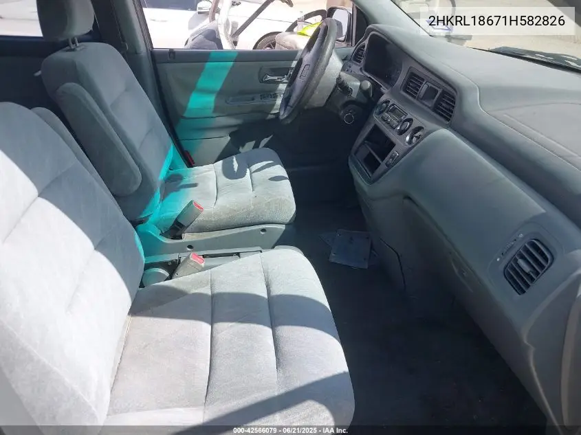 2001 Honda Odyssey Ex VIN: 2HKRL18671H582826 Lot: 42566079