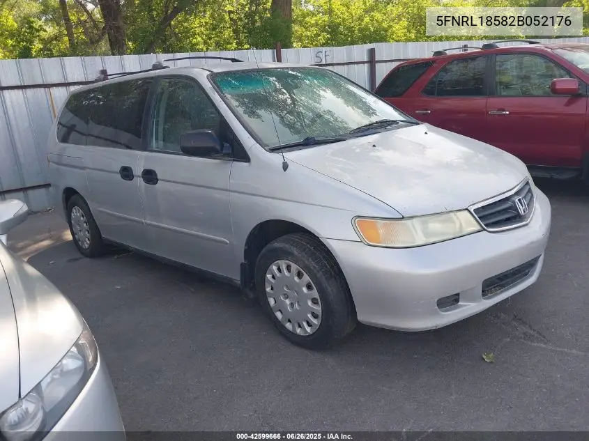 2002 Honda Odyssey Lx VIN: 5FNRL18582B052176 Lot: 42599666
