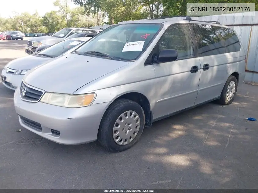2002 Honda Odyssey Lx VIN: 5FNRL18582B052176 Lot: 42599666