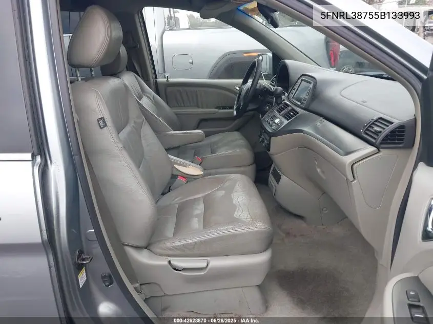 2005 Honda Odyssey Ex-L VIN: 5FNRL38755B133993 Lot: 42628870