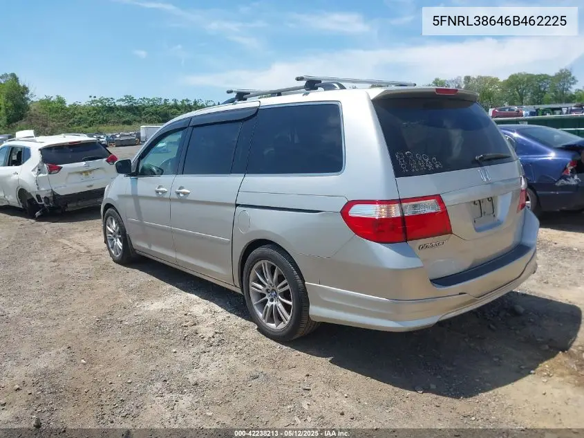 2006 Honda Odyssey Ex-L VIN: 5FNRL38646B462225 Lot: 42238213