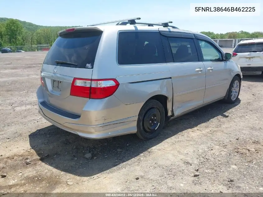 2006 Honda Odyssey Ex-L VIN: 5FNRL38646B462225 Lot: 42238213