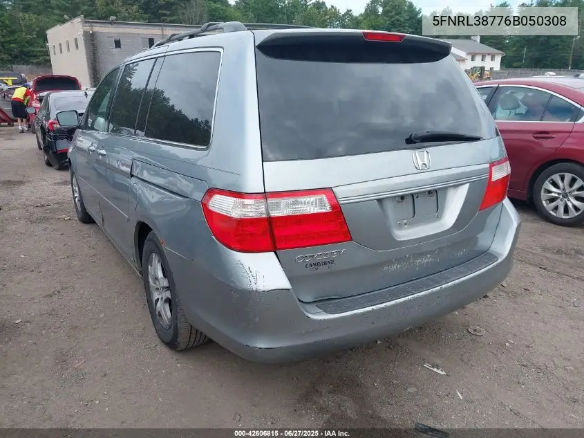 2006 Honda Odyssey Ex-L VIN: 5FNRL38776B050308 Lot: 42606815