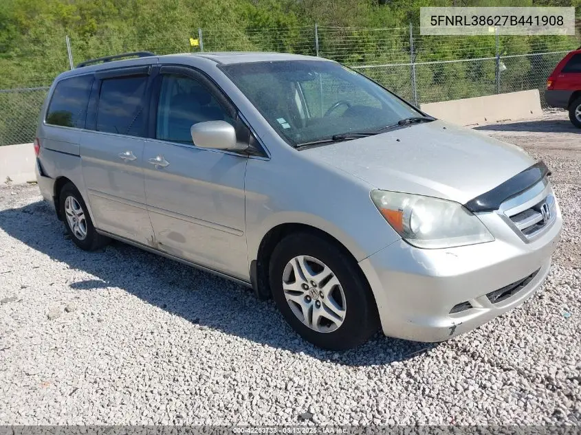 2007 Honda Odyssey Exl VIN: 5FNRL38627B441908 Lot: 42253733