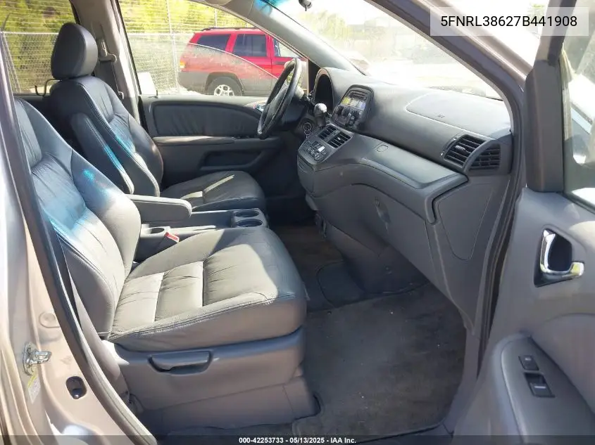 2007 Honda Odyssey Exl VIN: 5FNRL38627B441908 Lot: 42253733
