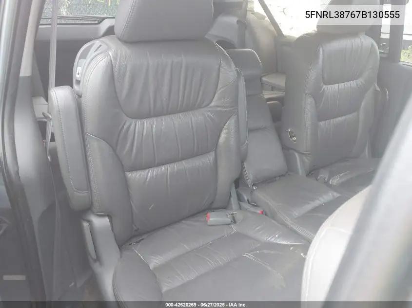 2007 Honda Odyssey Ex-L VIN: 5FNRL38767B130555 Lot: 42620269
