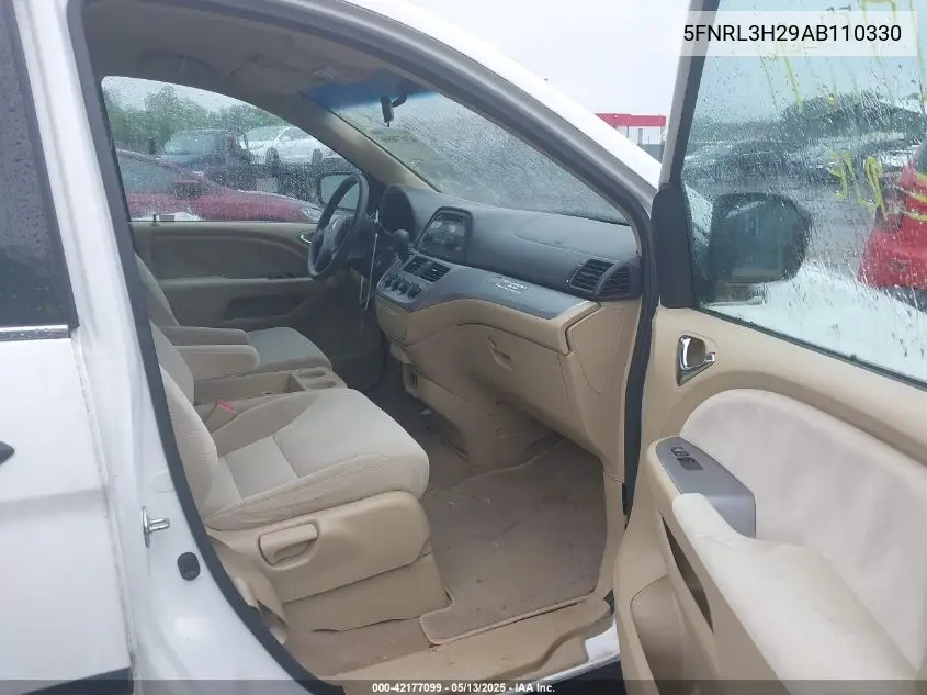 2010 Honda Odyssey Lx VIN: 5FNRL3H29AB110330 Lot: 42177099