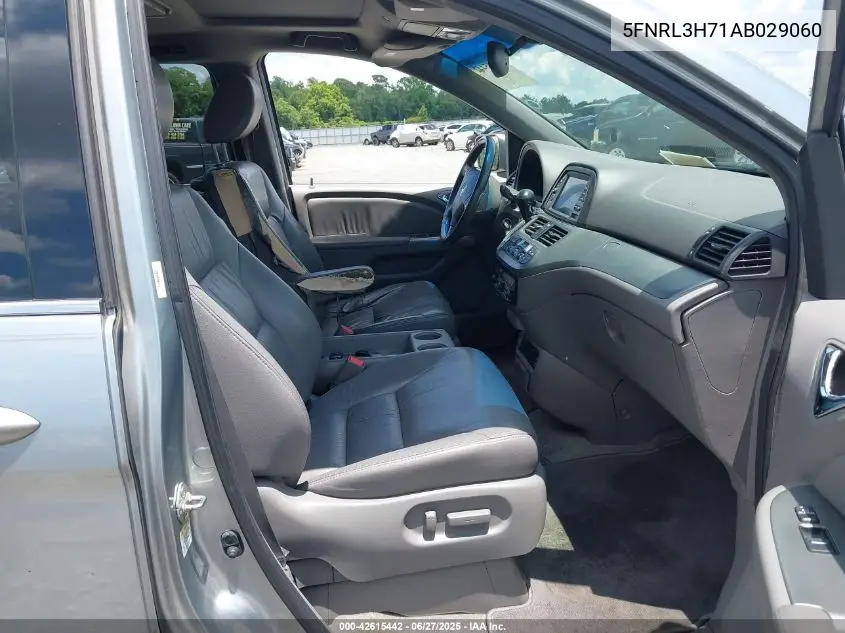 2010 Honda Odyssey Ex-L VIN: 5FNRL3H71AB029060 Lot: 42615442