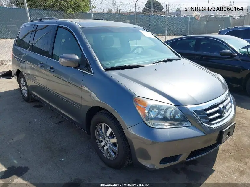 2010 Honda Odyssey Ex-L VIN: 5FNRL3H73AB060164 Lot: 42647629