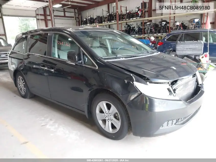 2012 Honda Odyssey Ex VIN: 5FNRL5H48CB089180 Lot: 42603261