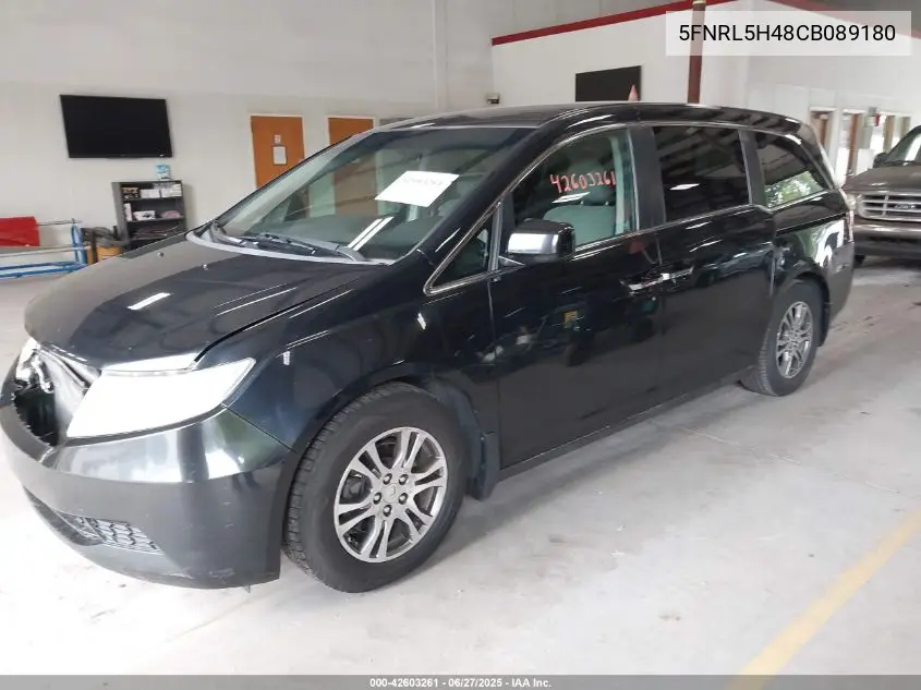 2012 Honda Odyssey Ex VIN: 5FNRL5H48CB089180 Lot: 42603261
