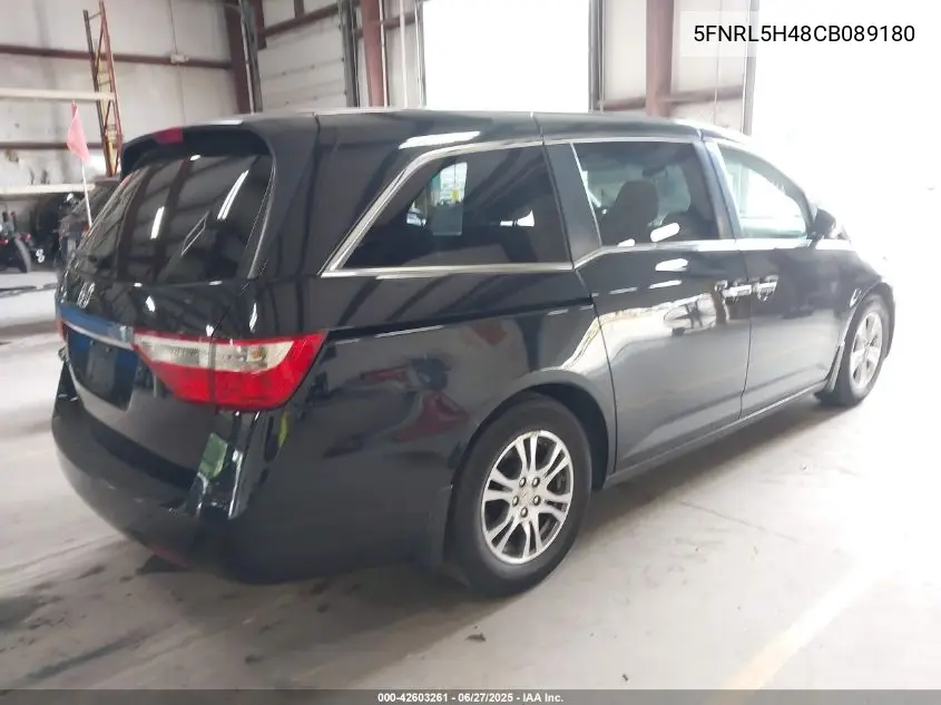 2012 Honda Odyssey Ex VIN: 5FNRL5H48CB089180 Lot: 42603261