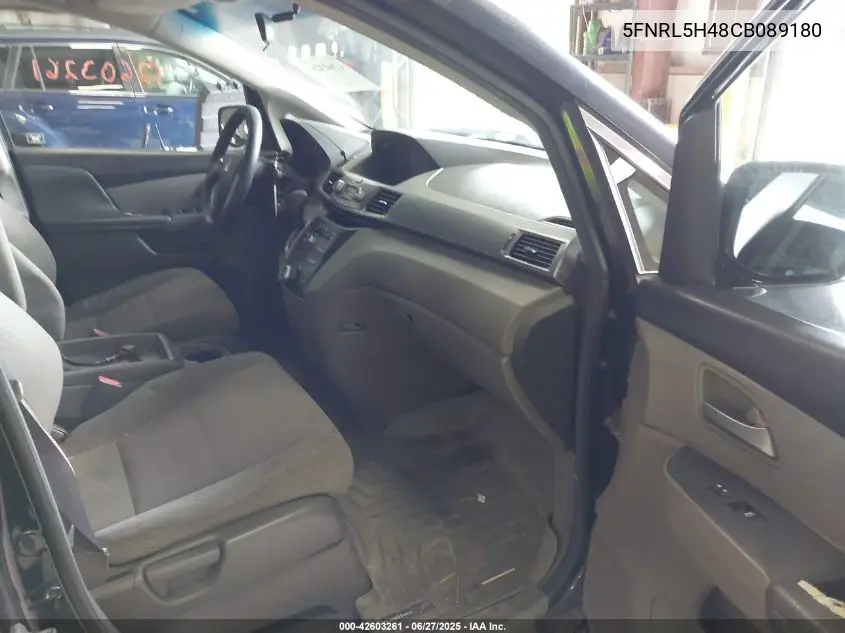2012 Honda Odyssey Ex VIN: 5FNRL5H48CB089180 Lot: 42603261