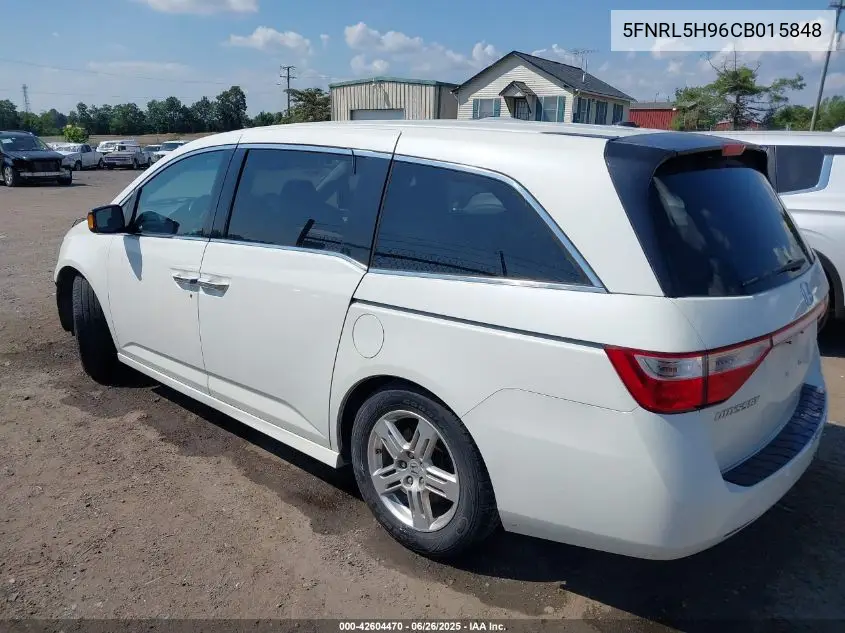 2012 Honda Odyssey Touring/Touring Elite VIN: 5FNRL5H96CB015848 Lot: 42604470