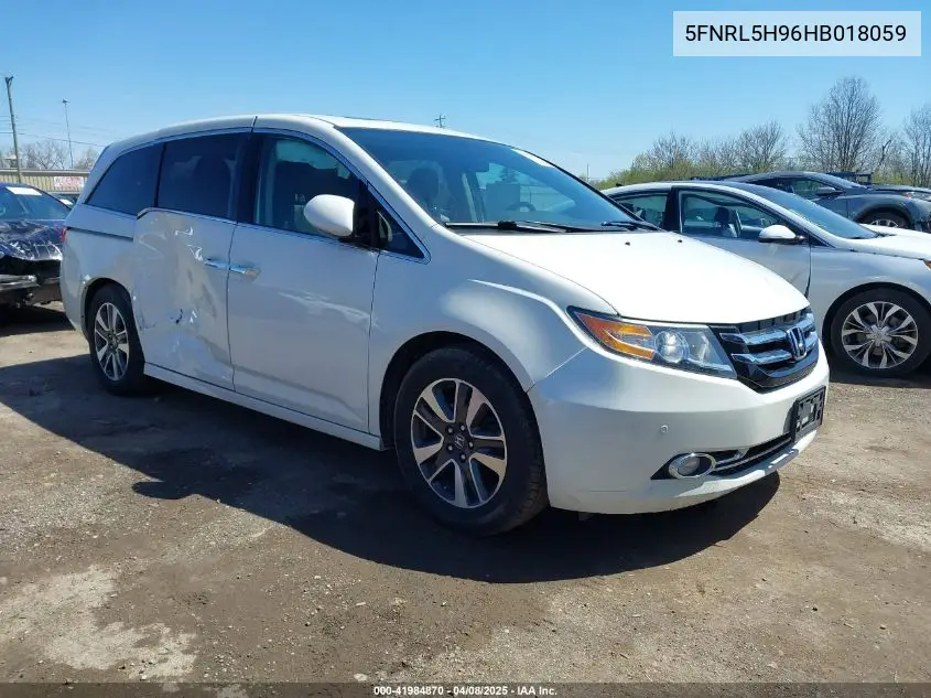 2017 Honda Odyssey Touring/Touring Elite VIN: 5FNRL5H96HB018059 Lot: 41984870
