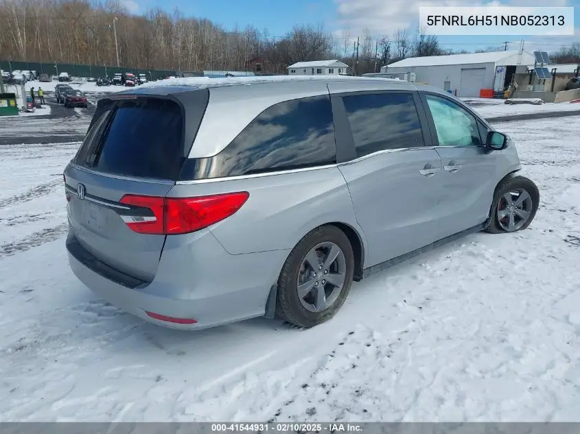 2022 Honda Odyssey Ex VIN: 5FNRL6H51NB052313 Lot: 41544931