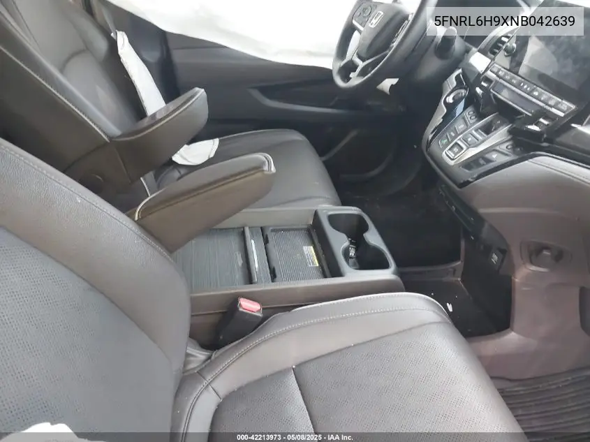 2022 Honda Odyssey Elite VIN: 5FNRL6H9XNB042639 Lot: 42213973