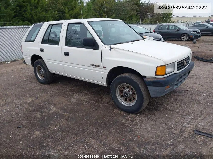 1995 Honda Passport Lx VIN: 4S6CG58V6S4420222 Lot: 40766540