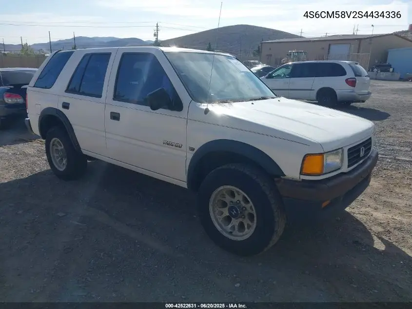 1995 Honda Passport Ex/Lx VIN: 4S6CM58V2S4434336 Lot: 42522631
