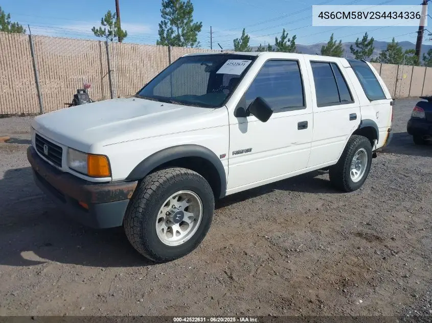 1995 Honda Passport Ex/Lx VIN: 4S6CM58V2S4434336 Lot: 42522631