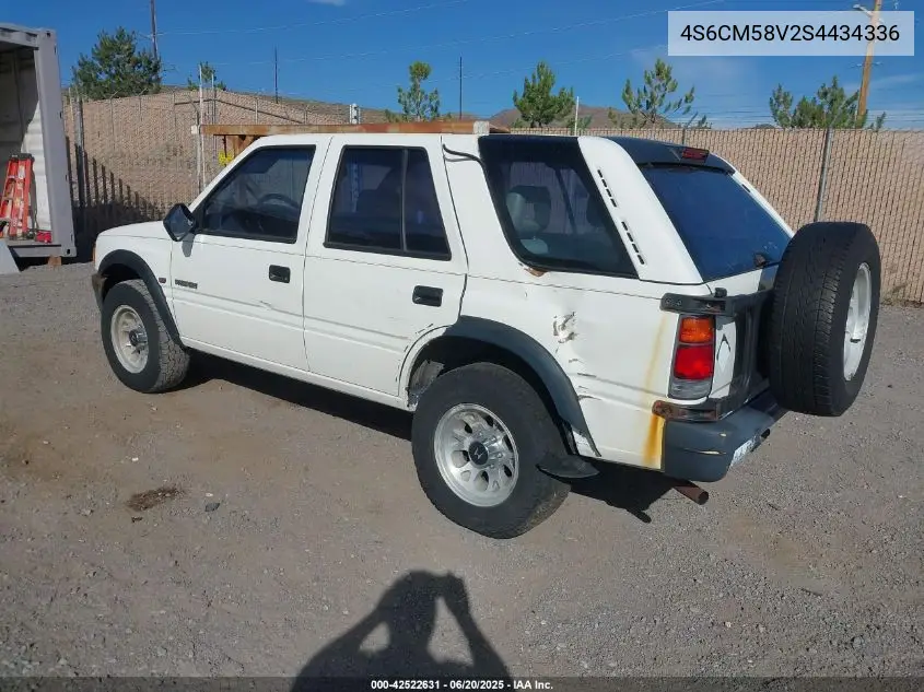 1995 Honda Passport Ex/Lx VIN: 4S6CM58V2S4434336 Lot: 42522631